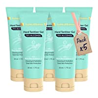 Natural Pharma Laboratories Gel Hidroalcohólico de Manos Pack 5x50 ml. Fórmula Activa al 75%. Gel Higienizante con Aloe…